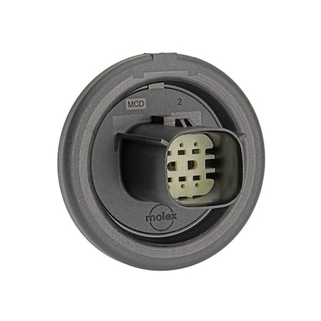 Molex Mx150 Bulkhd Twistlock Assy 6Ckt Key A 348403010